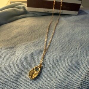 Lock 🔐 Gold Pendant Necklace
